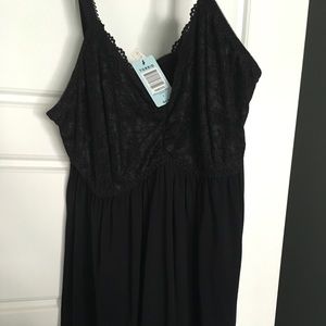 Torrid sleep babydoll/chemise with lace bust